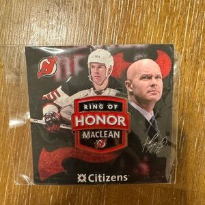 NJ Devils - Ring of Honor MacLean Collectible pin